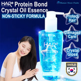 HAIR+ Protein Bond Crystal Oil Essence 150ml Bluemoon Secrets Chamber Pte Ltd