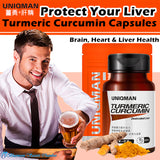 UNIQMAN Turmeric Curcumin Black Pepper+Liver Extract Capsules⭐薑黃+肝精 freeshipping - Bluemoon Secrets Chamber