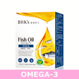 BHK's Deep Sea Fish Oil OMEGA-3 Softgels【Heart Health】 ⭐ 健字号深海鱼油 软胶囊【顶级 Omega-3】