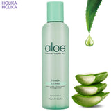 aloe vera, Facial toner, skincare, beauty care, moisturizer Holika Holika Aloe Soothing Essence 98% Toner 200ml⭐惑丽客98%芦荟舒缓精华爽肤水 Bluemoon Secrets Chamber