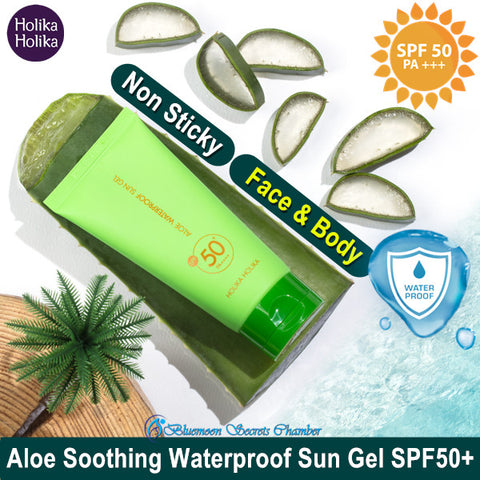 Holika Holika Aloe Soothing Essence Waterproof Sun Gel SPF50+/PA++++ ⭐ 韩国惑丽客芦荟户外防水防晒霜
