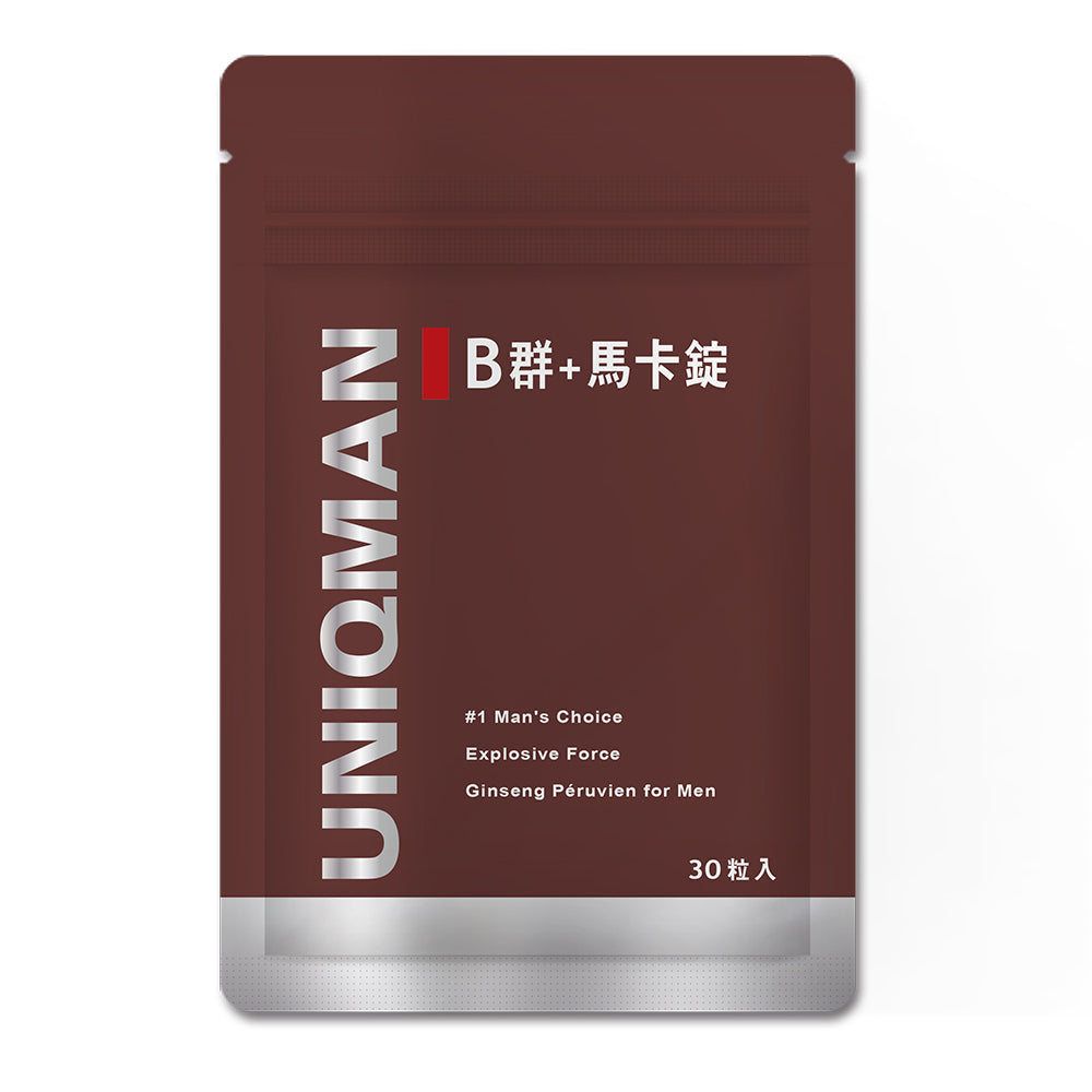 UNIQMAN Vitamin B Complex + MACA Tablets⭐B群+馬卡錠 freeshipping - Bluemoon Secrets Chamber