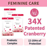 BHK's Crimson Cranberry Plus Probiotics Tablets【Feminine Care】⭐红萃蔓越莓益生菌錠 【私密保养】