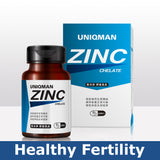 UNIQMAN Chelated Zinc Tablets 【Energy Metabolism】 ⭐ 螯合锌 素食胶囊【提升精質】