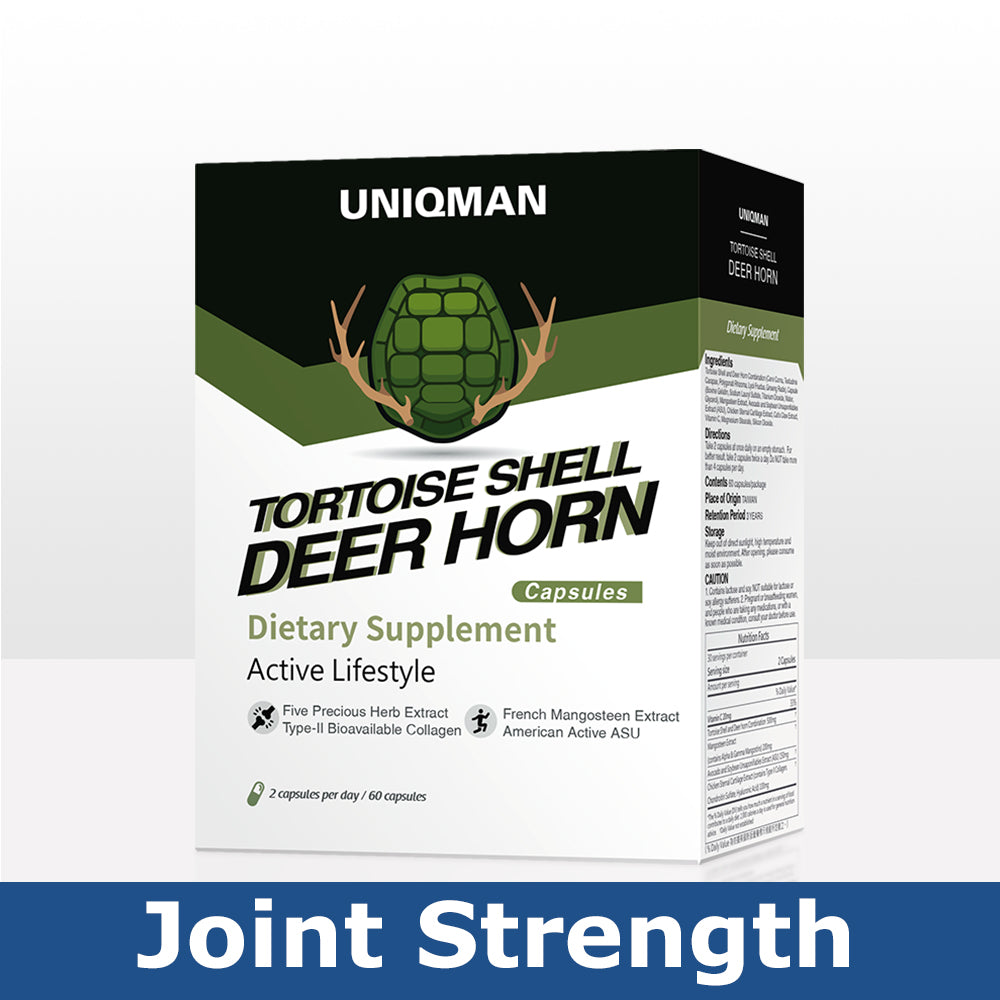 UNIQMAN Tortoise Shell and Deer Horn Capsules 【Joint Strength】⭐精粹龟鹿 胶囊【关节灵活】