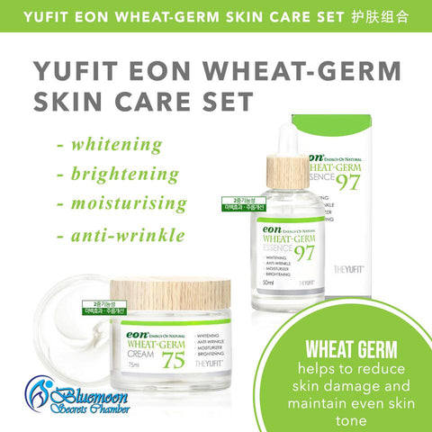 YUFIT eon Wheat-Germ Skin Care ⭐ 75 Cream ⭐ 97 Essence ⭐ 麦芽精华液&面霜