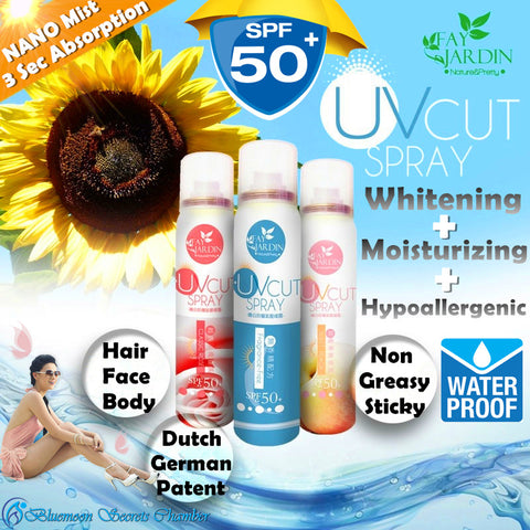 Fay Jardin UV Cut Whitening Nano Mist Sunscreen Spray  SPF 50+ (150ml)