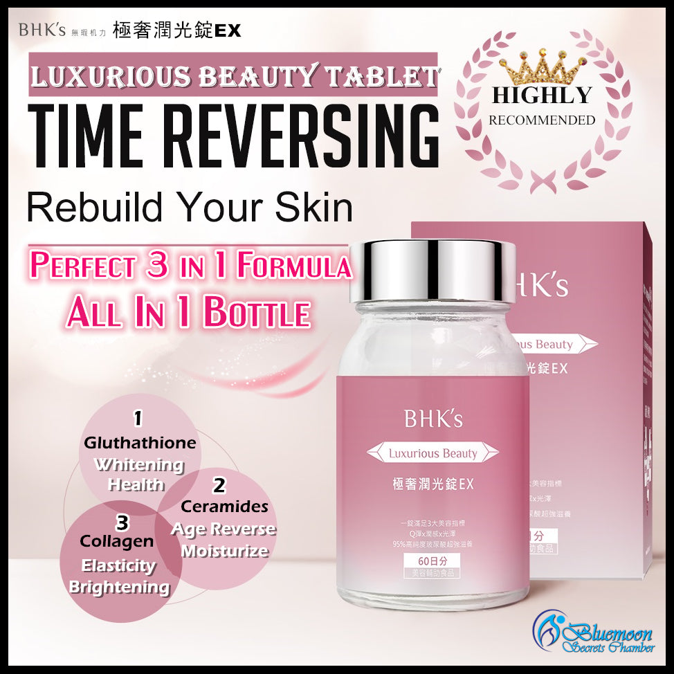 bhk glutathione review BHK's plant enzymes helps digestion and body health BHK's Luxurious Beauty EX Tablets