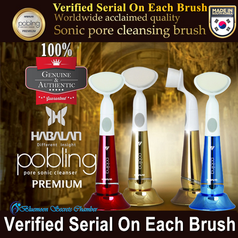 Habalan Pobling Premium 3D Sonic Pore Cleanser⭐Verified Serial No. On Each Brush